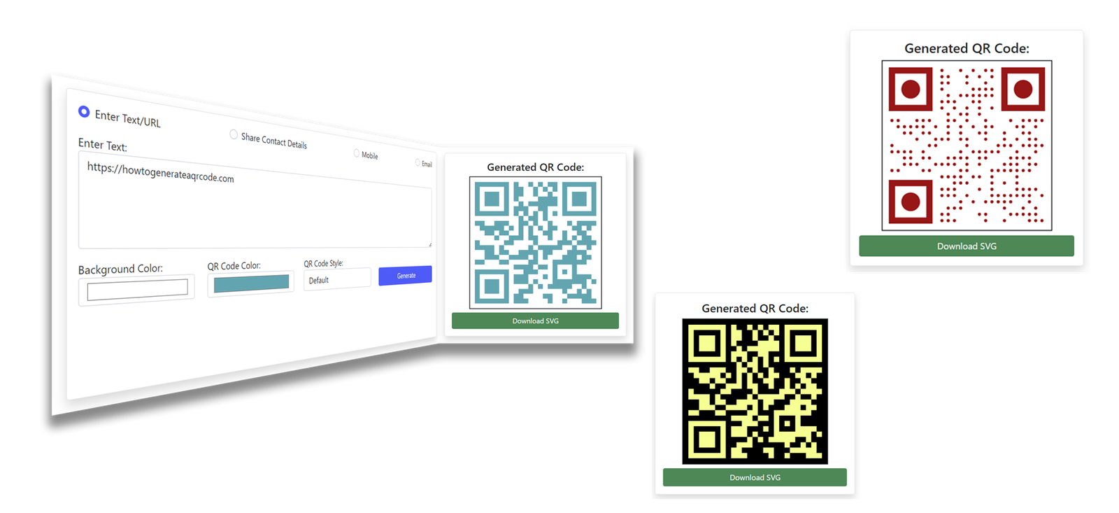 How to generate QR Code free